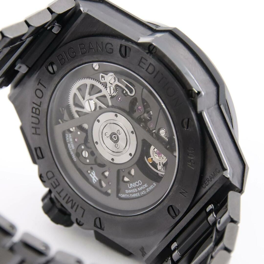 HUBLOT(ウブロ)のウブロ ビッグバンインテグレーテッドオールブラック LIMITED 451.CX.1140.CX セラミック 自動巻 メンズの時計(腕時計(アナログ))の商品写真