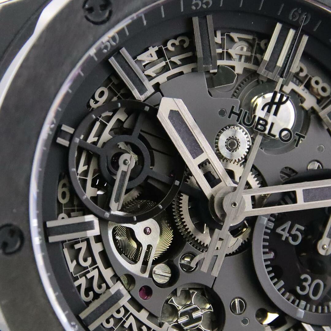 HUBLOT(ウブロ)のウブロ ビッグバンインテグレーテッドオールブラック LIMITED 451.CX.1140.CX セラミック 自動巻 メンズの時計(腕時計(アナログ))の商品写真