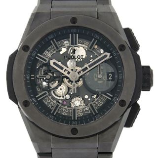 ウブロ(HUBLOT)のウブロ ビッグバンインテグレーテッドオールブラック LIMITED 451.CX.1140.CX セラミック 自動巻(腕時計(アナログ))