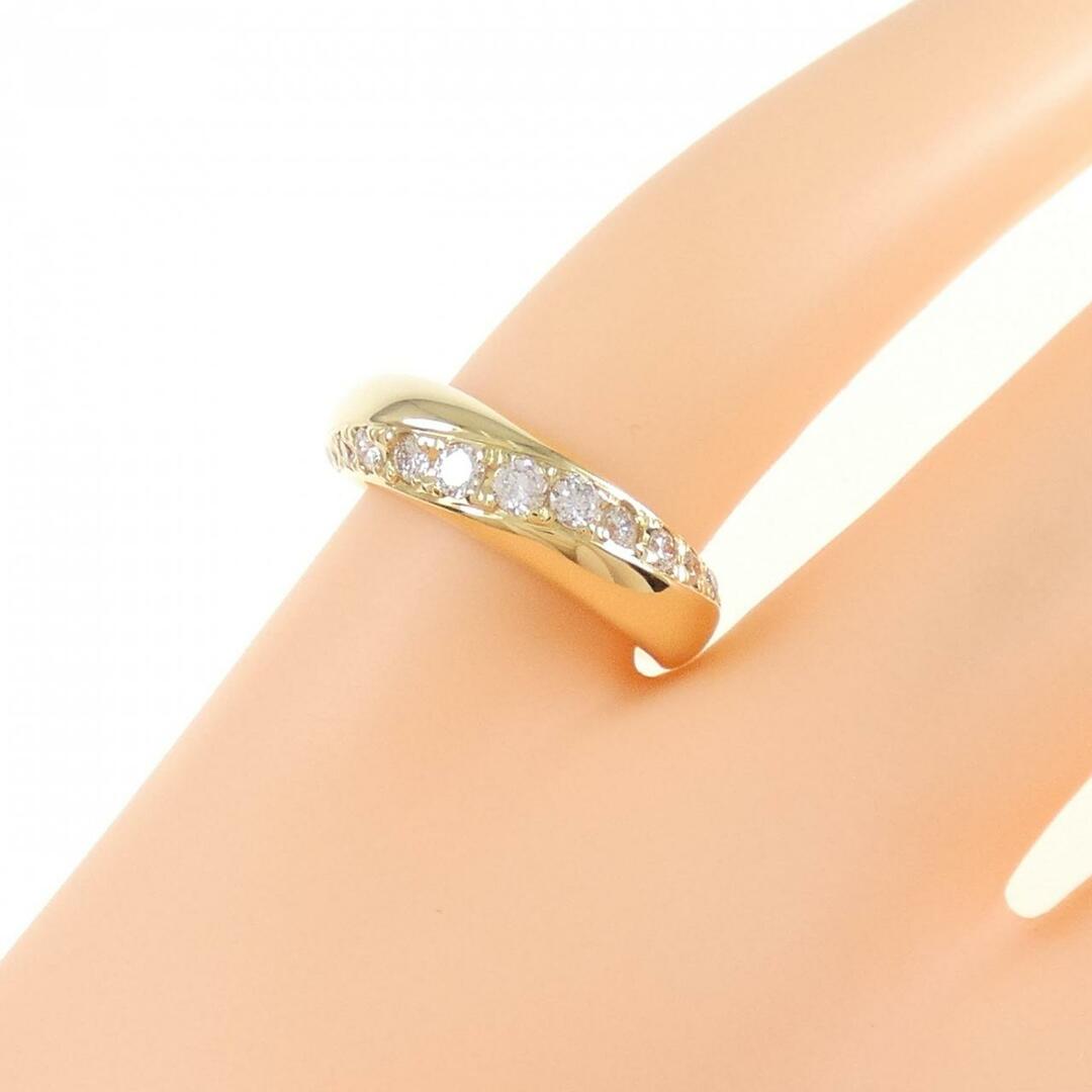 K18YG ダイヤモンド ピンキー リング 0.31CT レディースのアクセサリー(リング(指輪))の商品写真