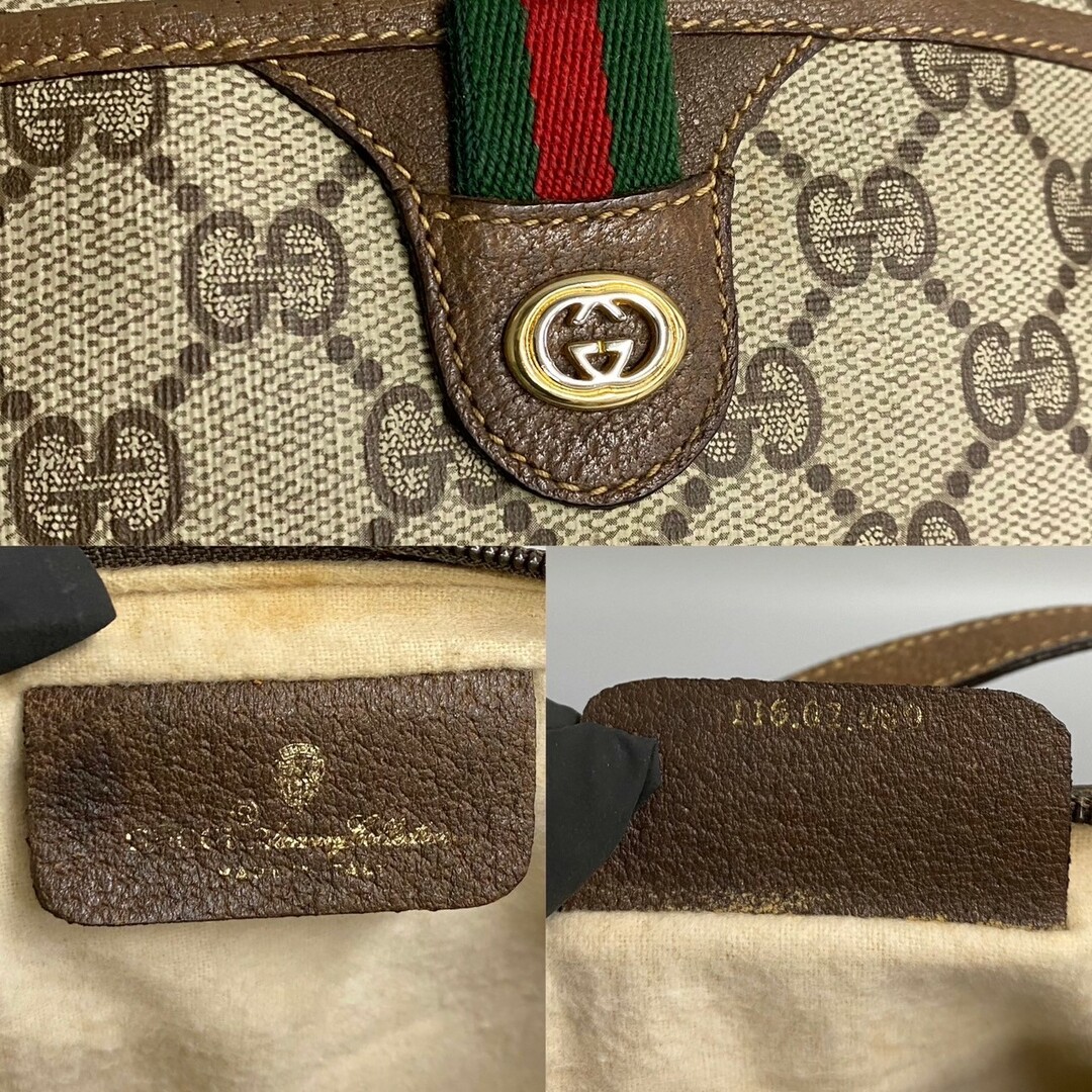 Gucci - 美品 GUCCI グッチ オールドグッチ シェリーライン GG ロゴ 柄 