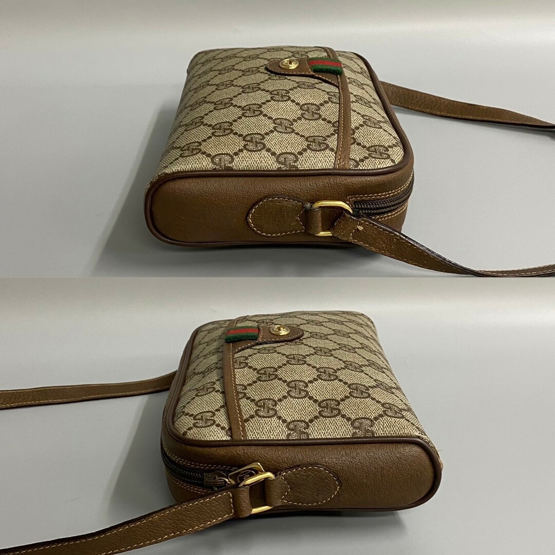 Gucci - 美品 GUCCI グッチ オールドグッチ シェリーライン GG ロゴ 柄