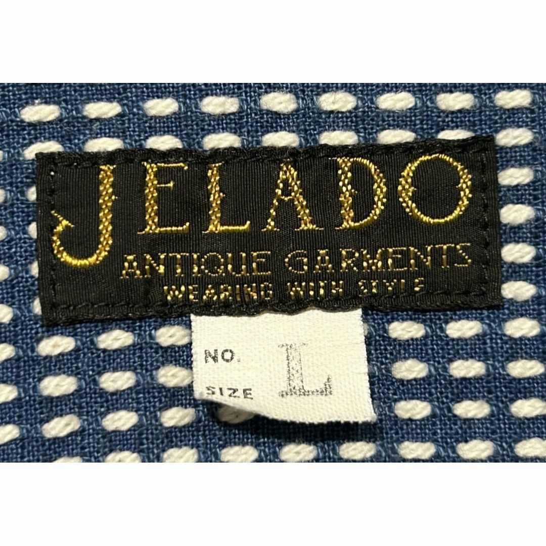 JELADO(ジェラード)の＊ジェラード JELADO 刺し子 長袖 ワークシャツ トップス L メンズのトップス(シャツ)の商品写真
