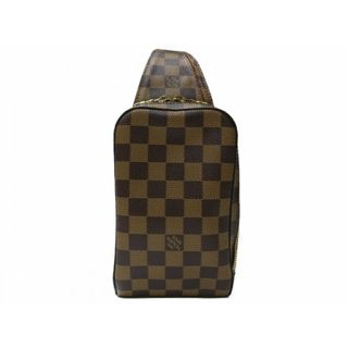 ルイヴィトン(LOUIS VUITTON)のLOUIS VUITTON　ルイヴィトン　ジェロニモス　N51994　ボディバッグ　ショルダーバッグ　ダミエ・エベヌ　ブラウン　メンズ　レディース　ユニセックス　ギフト　プレゼント包装可【中古】松前R56号店(ウエストポーチ)