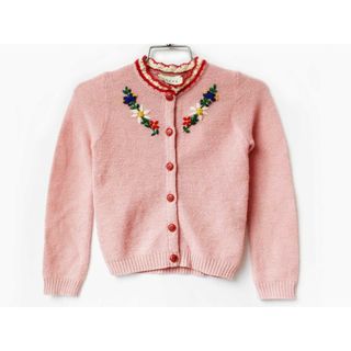 グッチ(Gucci)の【春物 新入荷!】[グッチ/GUCCI]85-90cm カーディガン ピンク【中古】子供服 キッズ kids ベビー服 baby 女の子 春 tops 602042(カーディガン/ボレロ)