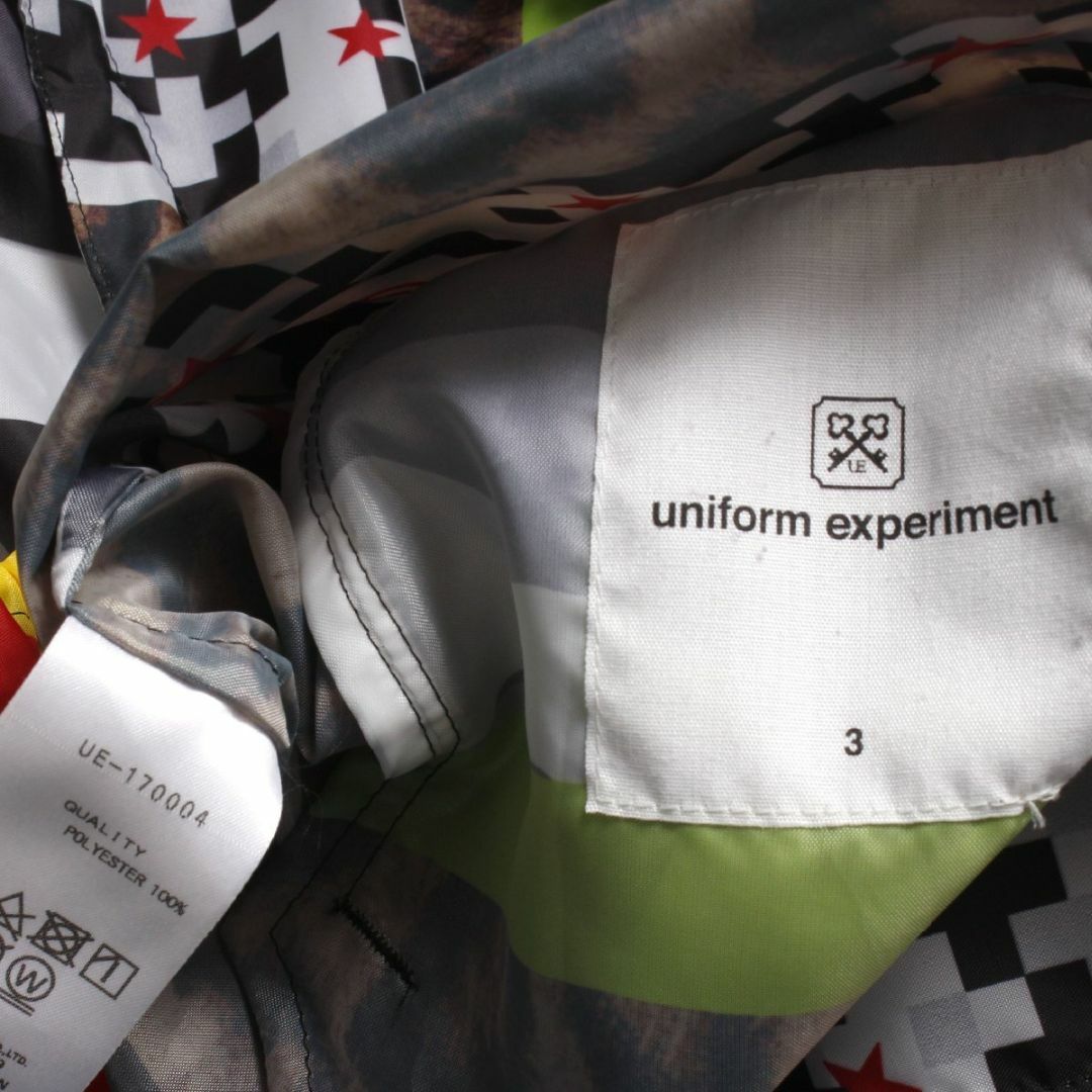 uniform experiment(ユニフォームエクスペリメント)のユニフォームエクスペリメント UE マルチ パターン ZIP UP フーディー メンズのジャケット/アウター(スカジャン)の商品写真
