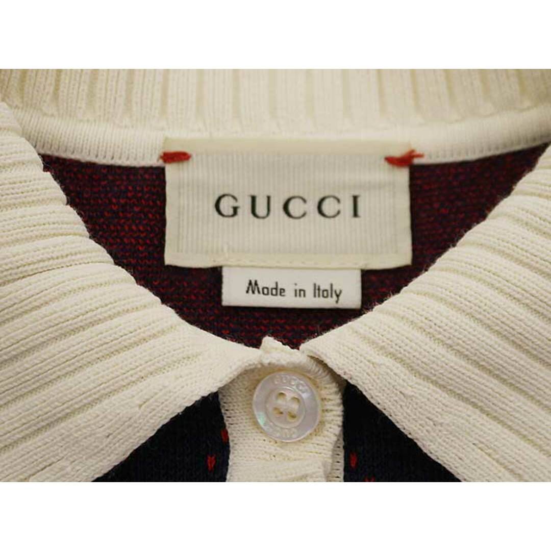 Gucci(グッチ)の【春物 新入荷!】〓グッチ/GUCCI〓95cm(36M) ワンピース/ドレス レッド×ネイビー 【中古】子供服 キッズ kids ベビー服 baby 女の子 春夏 onepi 602042 キッズ/ベビー/マタニティのベビー服(~85cm)(ワンピース)の商品写真