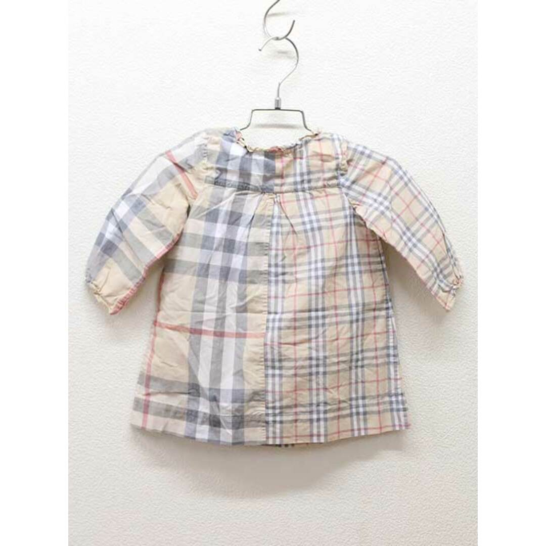 BURBERRY(バーバリー)の■バーバリー/BURBERRY■80cm 長袖ワンピース ベージュ系【中古】子供 キッズ kids ベビー服 baby 女の子 春秋 409032 onepi キッズ/ベビー/マタニティのベビー服(~85cm)(ワンピース)の商品写真