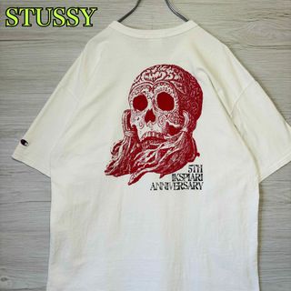 ステューシー(STUSSY)の【人気コラボ】ステューシー × チャンピオン　Tシャツ　両面デザイン　5周年記念(Tシャツ/カットソー(半袖/袖なし))