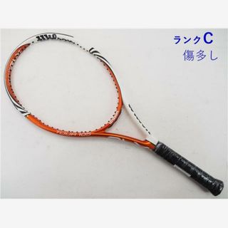 ウィルソン(wilson)の中古 テニスラケット ウィルソン ツアー BLX 105 オレンジ×ホワイト 2011年モデル【トップバンパー割れ有り】 (G2)WILSON TOUR BLX 105 (ORANGE×WHITE) 2011 硬式テニスラケット(ラケット)