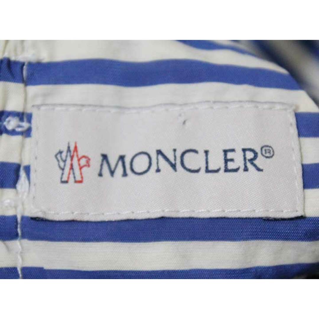 MONCLER(モンクレール)の《モンクレール/Moncler》92cm ジャンパースカート 水色×白 ブルマ付【中古】子供服 キッズ kids 女の子 夏 905032 onepi キッズ/ベビー/マタニティのベビー服(~85cm)(セレモニードレス/スーツ)の商品写真