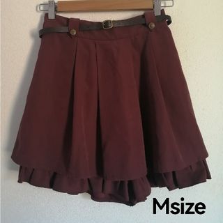 アクシーズファム(axes femme)の【axes femme】Мsizeスカート風キュロット(キュロット)