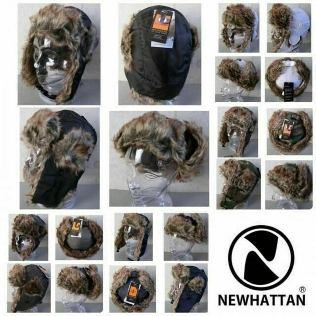 newhattan(ニューハッタン)の送料込 新品 ニューハッタン ウォータープルーフ フライトキャップ 飛行帽 H メンズの帽子(ハット)の商品写真