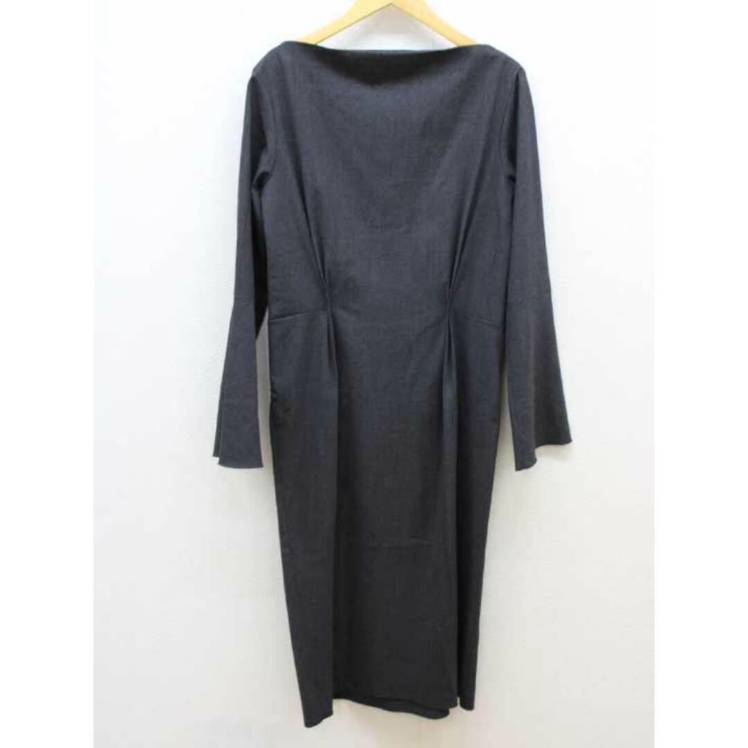 Jil Sander(ジルサンダー)の【春物 新入荷】‡JIL SANDER/ジル サンダー‡ウールワンピース/長袖 グレー レディース 38 【中古】春夏 402042 レディースのワンピース(その他)の商品写真