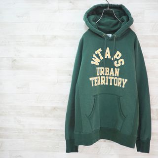 ダブルタップス(W)taps)のWTAPS 14AW Design Hoody 02 -Green/L(パーカー)