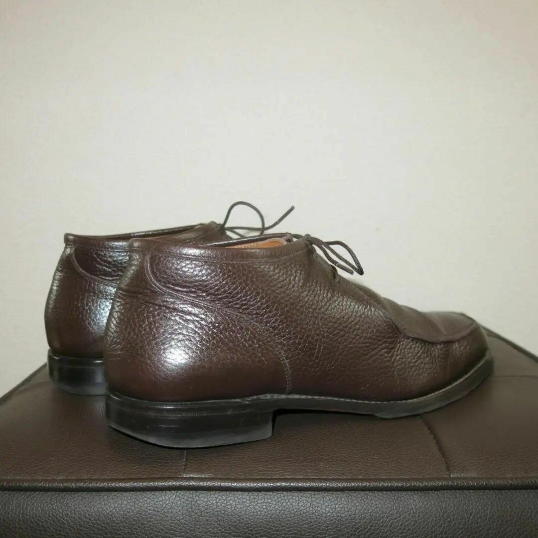 スコッチグレイン|表記25.5|26㎝|チャッカブーツ|濃茶|i1245 メンズの靴/シューズ(ブーツ)の商品写真