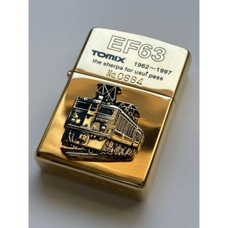 ジッポー(ZIPPO)のZippo/ロクサン/ライター/EF63/ブルートレイン/ゴールド/TOMIX(タバコグッズ)