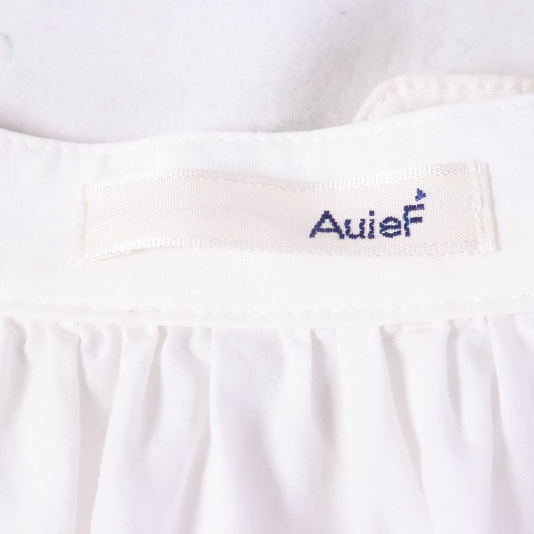 AuieF(アウィーエフ)のAuieF アウィーエフ ワンピース　白　ベルト付き　フリー レディースのワンピース(ロングワンピース/マキシワンピース)の商品写真