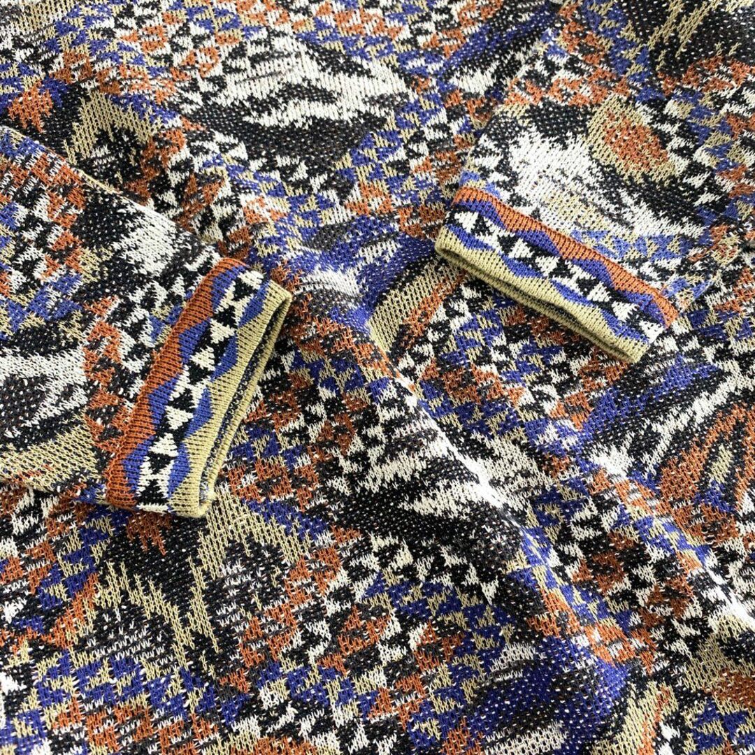 MISSONI(ミッソーニ)の63b13 MISSONI ミッソーニ イタリア製 クルーネック ニット セーター トップス 41 マルチカラー コットン MADE IN ITALY メンズのトップス(ニット/セーター)の商品写真