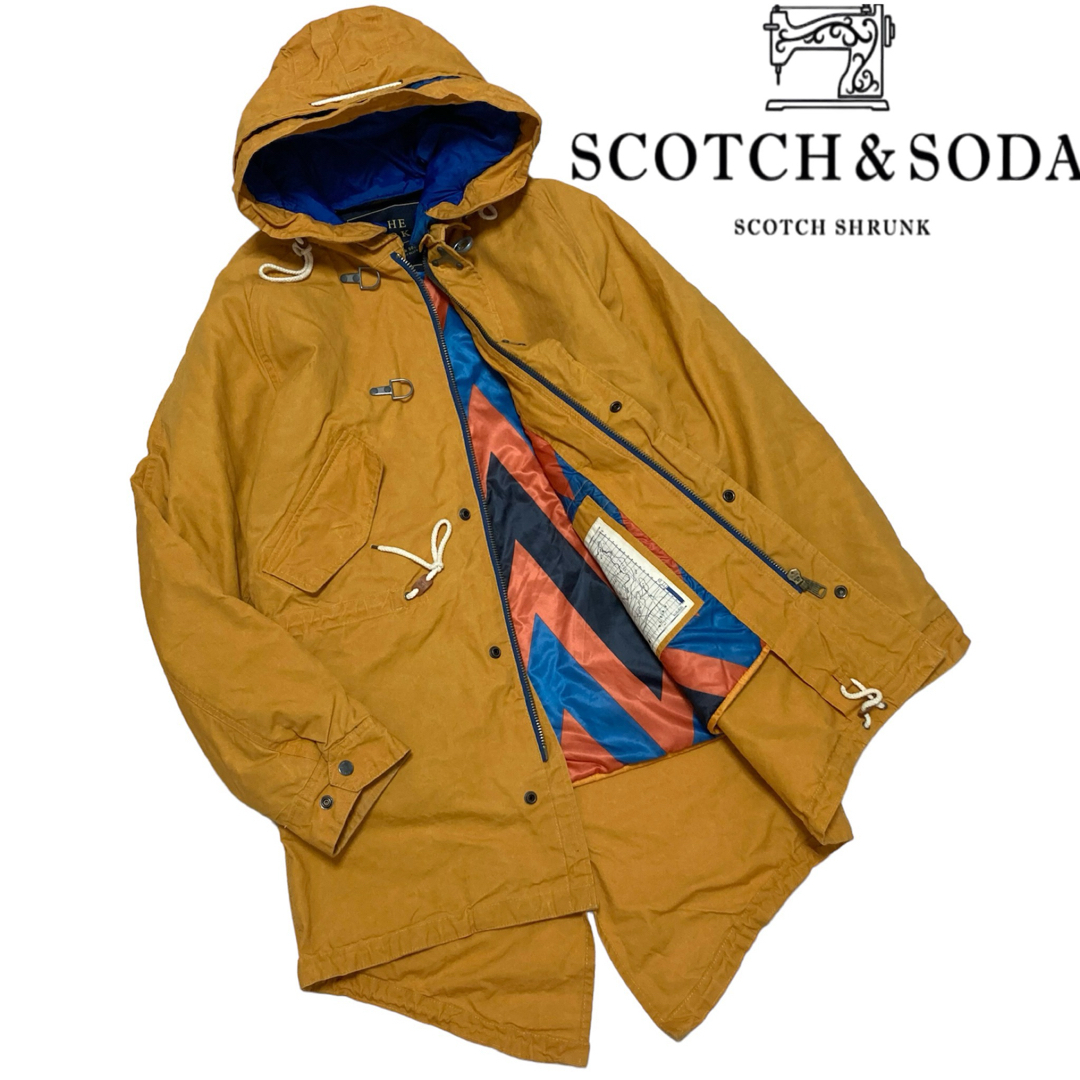 SCOTCH & SODA(スコッチアンドソーダ)のレア■SCOTCH&SODA■モッズコート ファイヤーマンコート 中綿ライナー メンズのジャケット/アウター(モッズコート)の商品写真