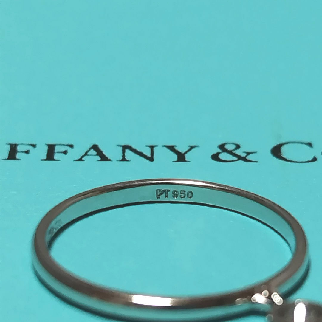 Tiffany & Co.(ティファニー)のTIFFANY ティファニー Pt950 バイザヤード 1P リング レディースのアクセサリー(リング(指輪))の商品写真