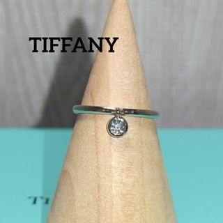 ティファニー(Tiffany & Co.)のTIFFANY ティファニー Pt950 バイザヤード 1P リング(リング(指輪))