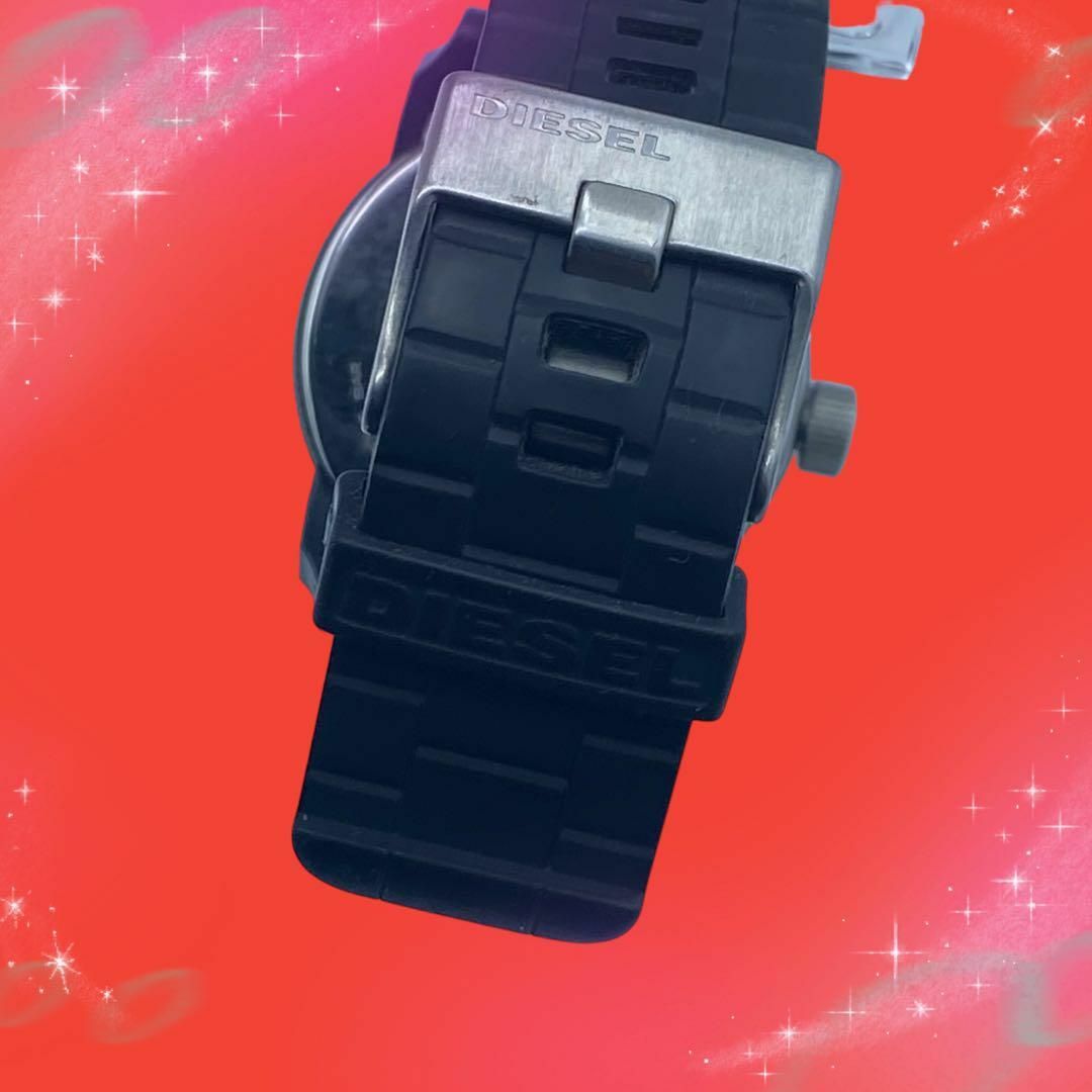 DIESEL(ディーゼル)の《稼動品》　ディーゼル　防水　メンズ腕時計　ブラック文字盤　クォーツ メンズの時計(腕時計(アナログ))の商品写真