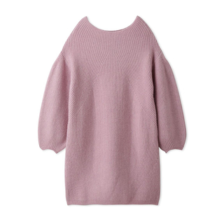 andmary Fleur knit mini dress ベージュの通販｜ラクマ