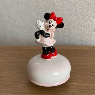 ディズニー(Disney)のディズニー  ミニーちゃん  オルゴール 陶器製(オルゴール)