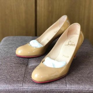 クリスチャンルブタン(Christian Louboutin)のクリスチャンルブタン|EU35.5|22.5㎝|ベージュ|k1062(ハイヒール/パンプス)