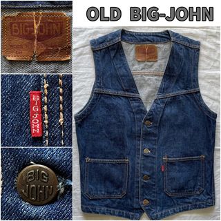 BIG JOHN - 80's OLD BIG-JOHN 日本製 オールド ビッグジョン デニムベスト