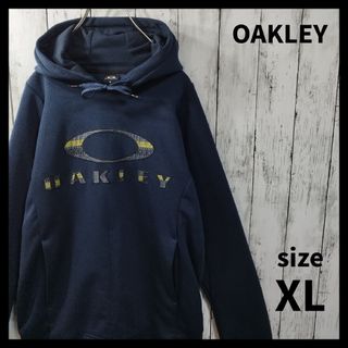 古着屋SLYMEオークリー　OAKLEY 00S プルオーバーパーカー　Y2K 　3Dロゴ