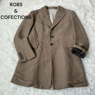 ローブスコンフェクションズ(ROBES&CONFECTIONS)のROBS ローブス&コンフェクション　チェスターコート　リネン混(チェスターコート)