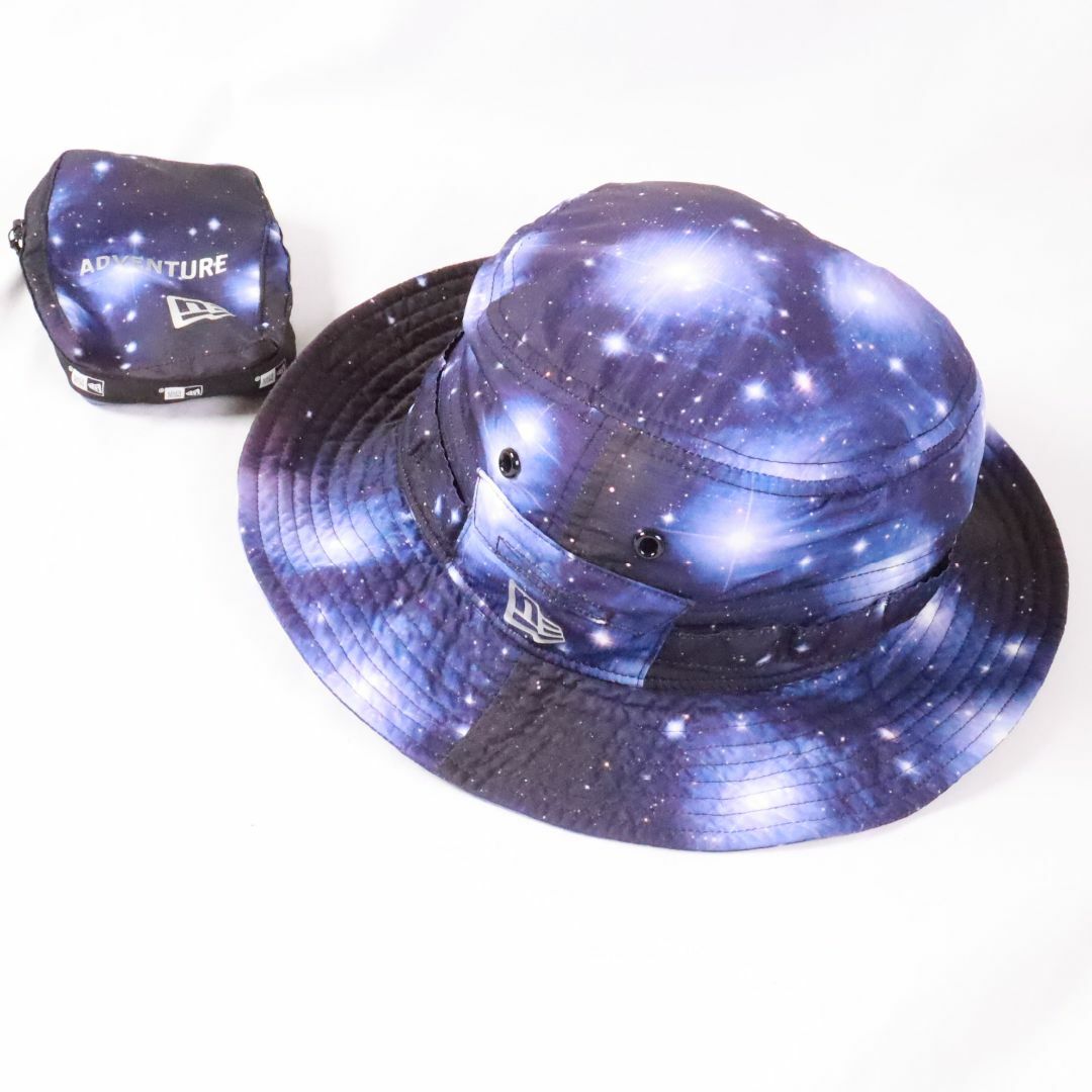 NEW ERA(ニューエラー)のNEWERA　ニューエラ アウトドアハット　青　宇宙柄 レディースの帽子(ハット)の商品写真