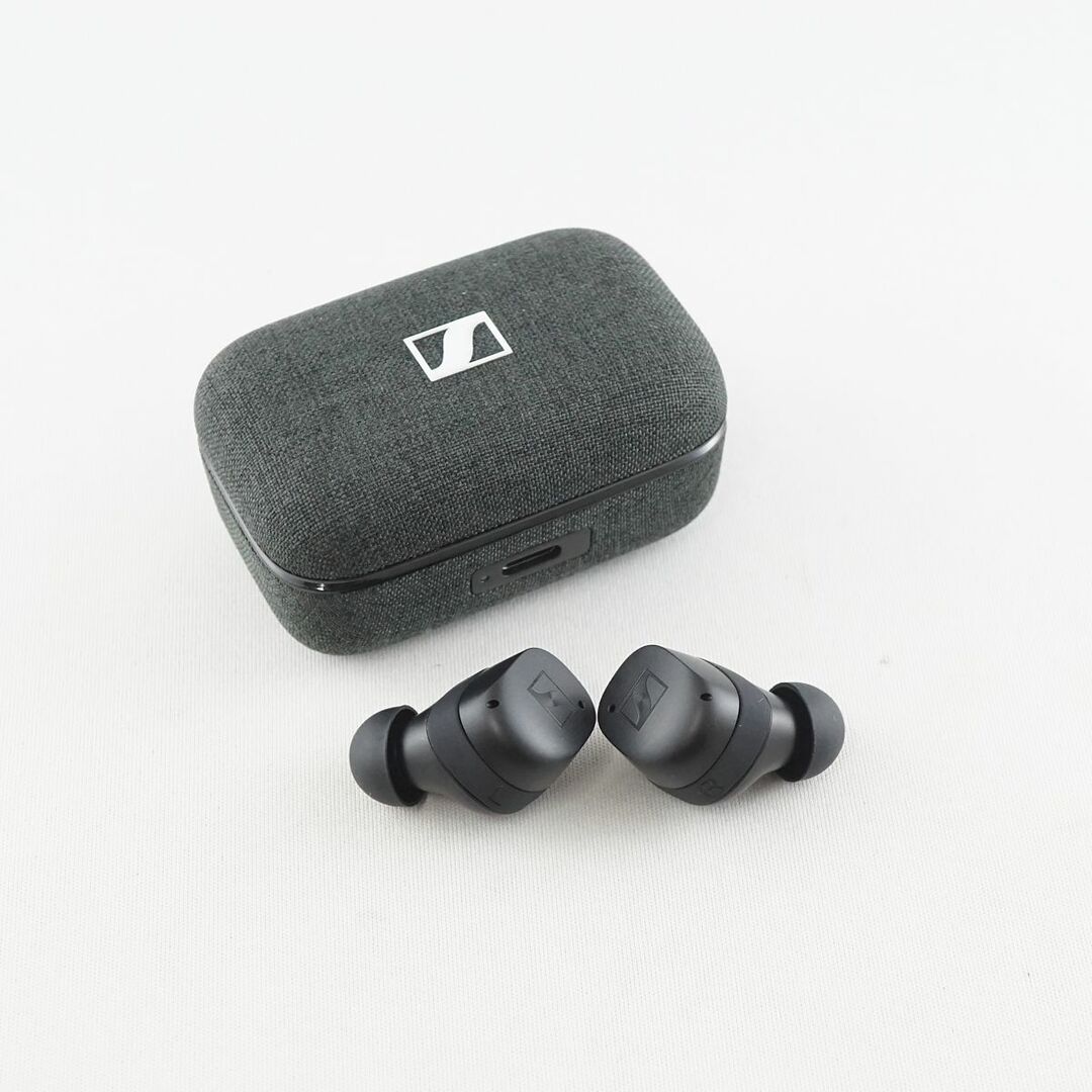 SENNHEISER(ゼンハイザー)のSennheiser MOMENTUM True Wireless 3 MTW3 完全ワイヤレスイヤホン USED美品 ノイズキャンセリング 外音取込 高音質 マイク 完動品 V0069 スマホ/家電/カメラのオーディオ機器(ヘッドフォン/イヤフォン)の商品写真