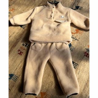 ザラキッズ(ZARA KIDS)のZARA KIDSコントラストボアセットフリースセット2-3歳98cm(ジャケット/上着)