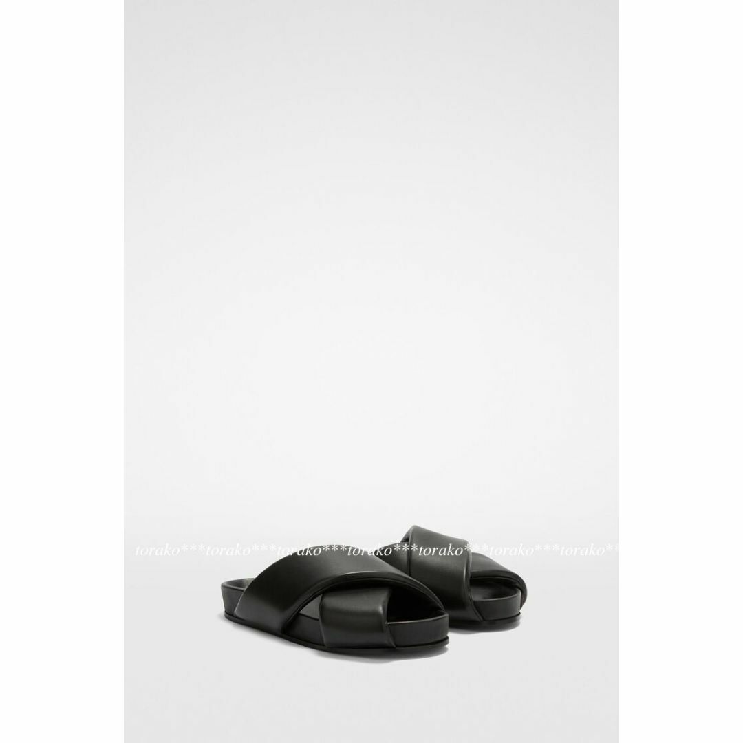 Jil Sander(ジルサンダー)の新品 Jil Sander ジルサンダー クロスストラップスライド サンダル  メンズの靴/シューズ(サンダル)の商品写真