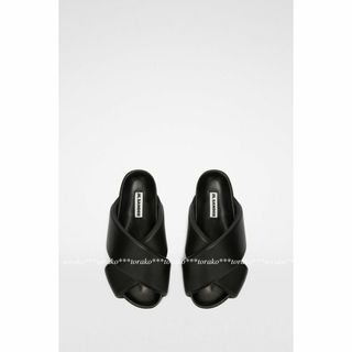 Jil Sander - 新品 Jil Sander ジルサンダー クロスストラップスライド サンダル 