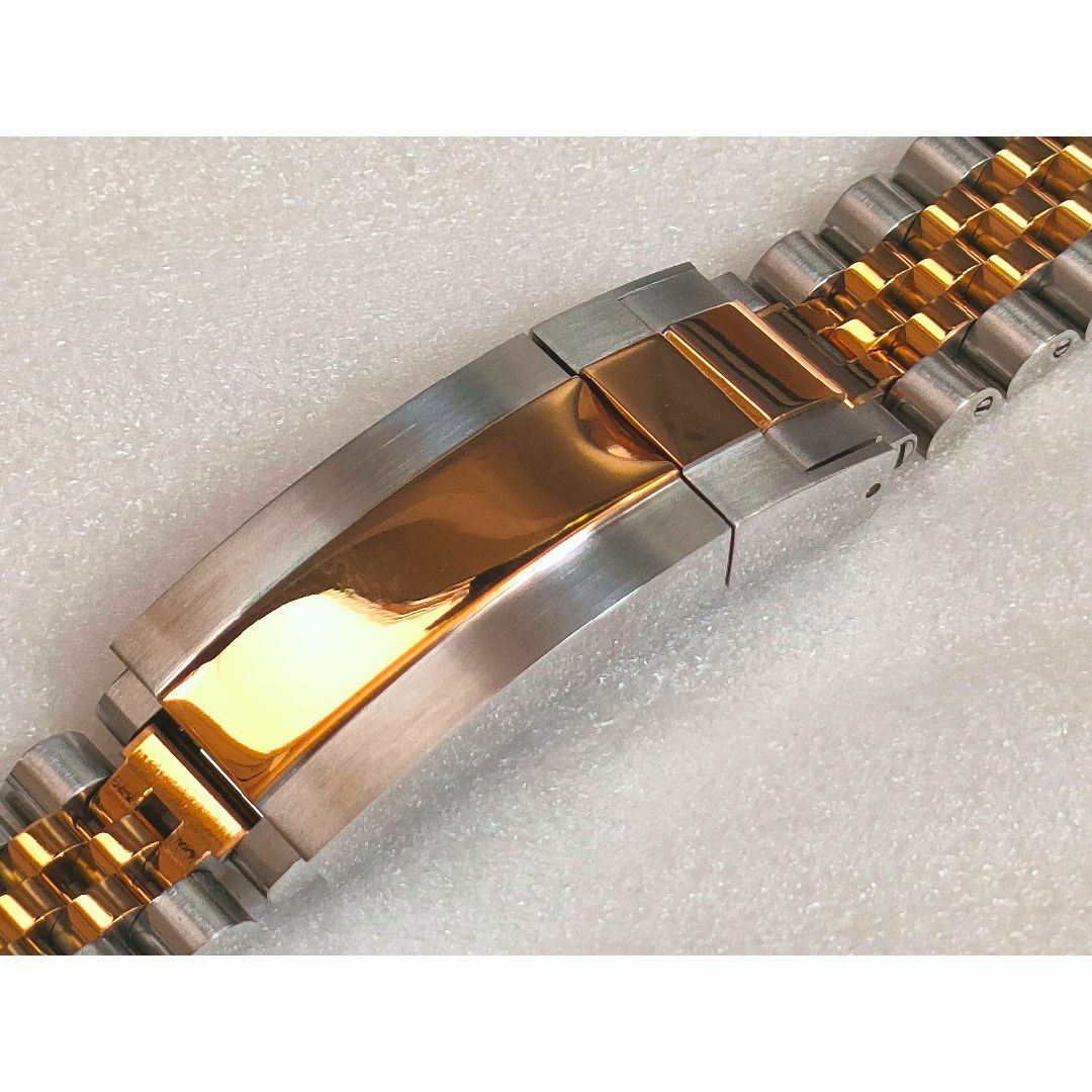 新品 腕時計 ステンレスジュビリーベルト コンビゴールド 互換品 メンズの時計(金属ベルト)の商品写真