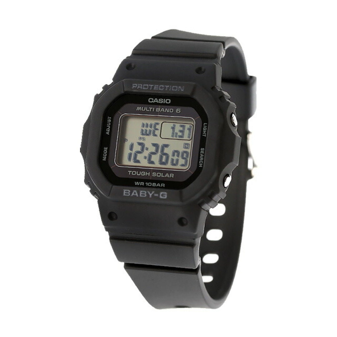 CASIO(カシオ)の【新品】カシオ CASIO Baby-G 腕時計 レディース BGD-5650-1ER ベビーG BGD-5650シリーズ 電波ソーラー 液晶xブラック デジタル表示 レディースのファッション小物(腕時計)の商品写真