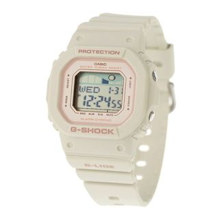 カシオ(CASIO)の【新品】カシオ CASIO G-SHOCK 腕時計 メンズ GLX-S5600-7DR Gショック Gライド クオーツ 液晶xオフホワイト デジタル表示(腕時計(アナログ))