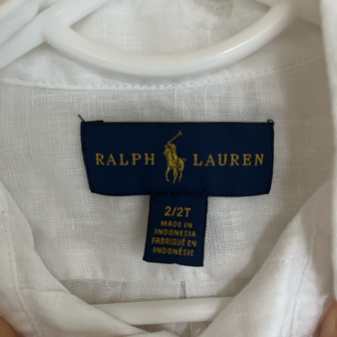 Ralph Lauren(ラルフローレン)のPOLO ラルフローレン リネンシャツ 90~95 キッズ/ベビー/マタニティのキッズ服男の子用(90cm~)(ブラウス)の商品写真