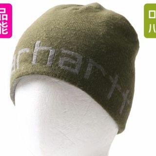 THE NORTH FACE - US企画 カーハート リバーシブル アクリル ニット キャップ フリーサイズ 古着 帽子 CARHARTT アウトドア ビーニー ニット帽 ワッチ 防寒