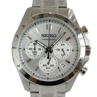 セイコー(SEIKO)のSEIKO　セイコー　スピリット　SBTR009　クオーツ　クロノグラフ　デイト　SS　シルバー　メンズ　腕時計　プレゼント包装【中古】松前R56号店(腕時計(アナログ))