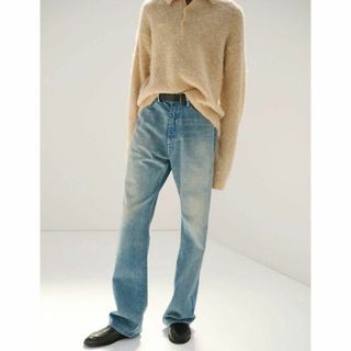 オーラリー(AURALEE)のAURALEE SELVEDGE FADED LIGHT DENIM PANTS(デニム/ジーンズ)