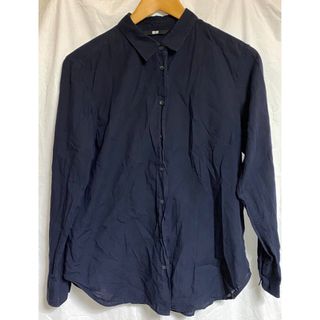 ユニクロ(UNIQLO)のUNIQLO ソフトコットンシャツ　薄手　L 綿100%(シャツ/ブラウス(長袖/七分))