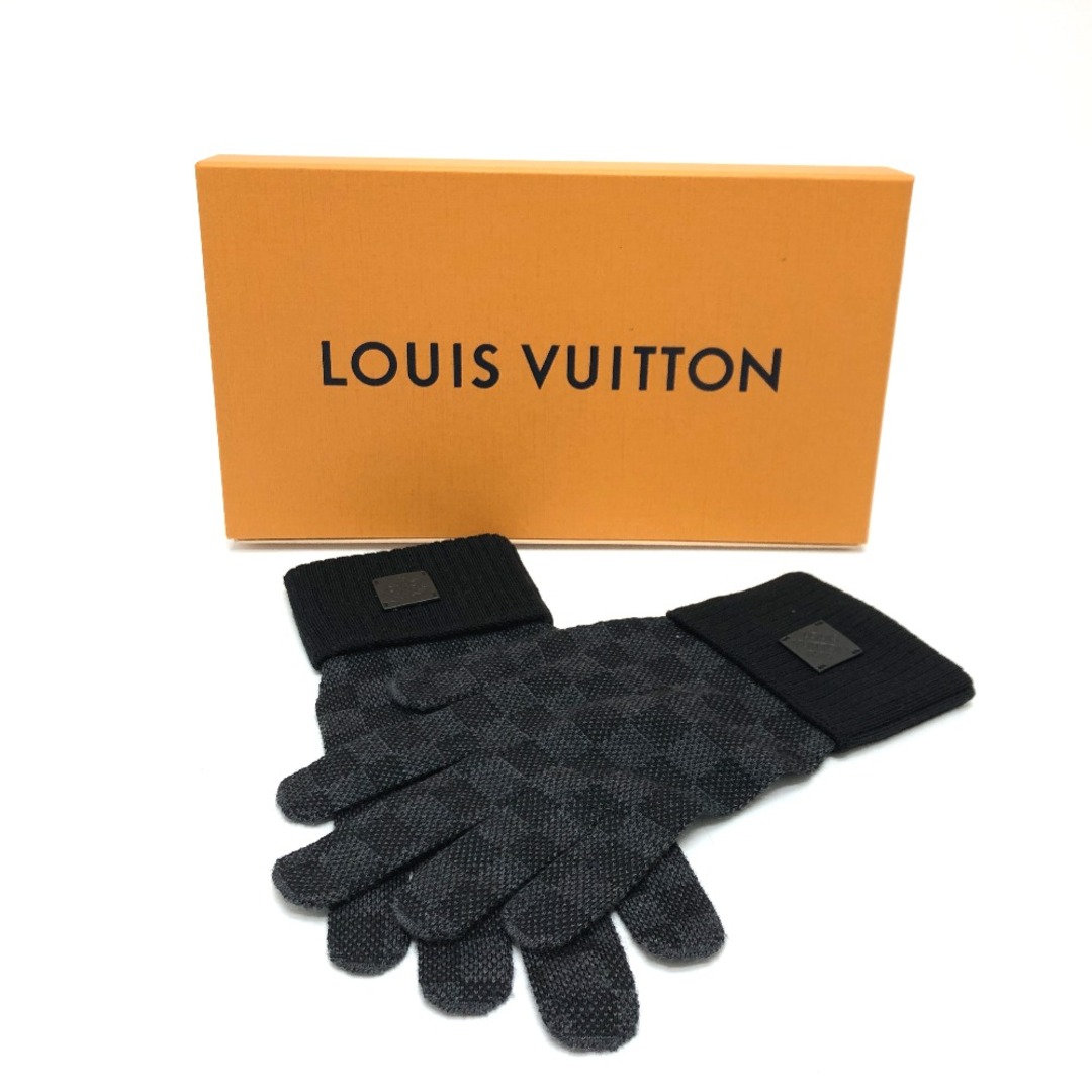 内側ダミエLOUIS VUITTON ルイヴィトン 皮手袋 ダミエ