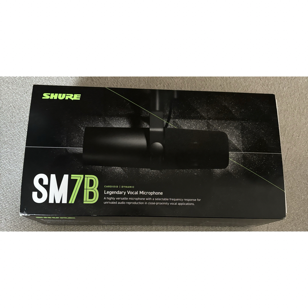 SHURE.SM7B.ダイナミックマイク.配信.歌.シュア.単一指向性.オマケ付の