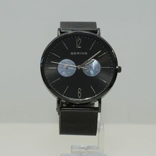 BERING - BERING ベーリング Mens Changes Polar Night 腕時計 USED美品 14240-122 日本限定 シェル パール 完動品 中古 X5197