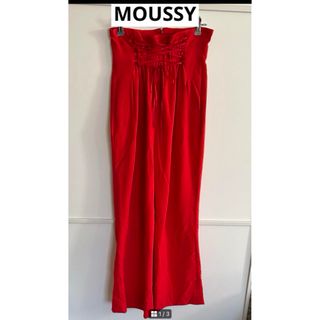 マウジー(moussy)のMOUSSY レースアップハイウエストパンツ(カジュアルパンツ)